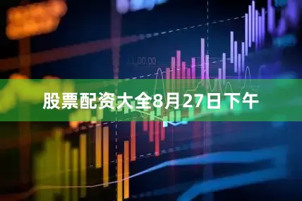股票配资大全8月27日下午